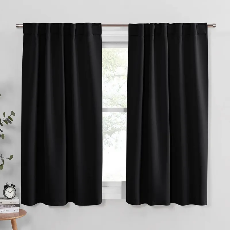 PONY DANCE Short Blackout Curtains